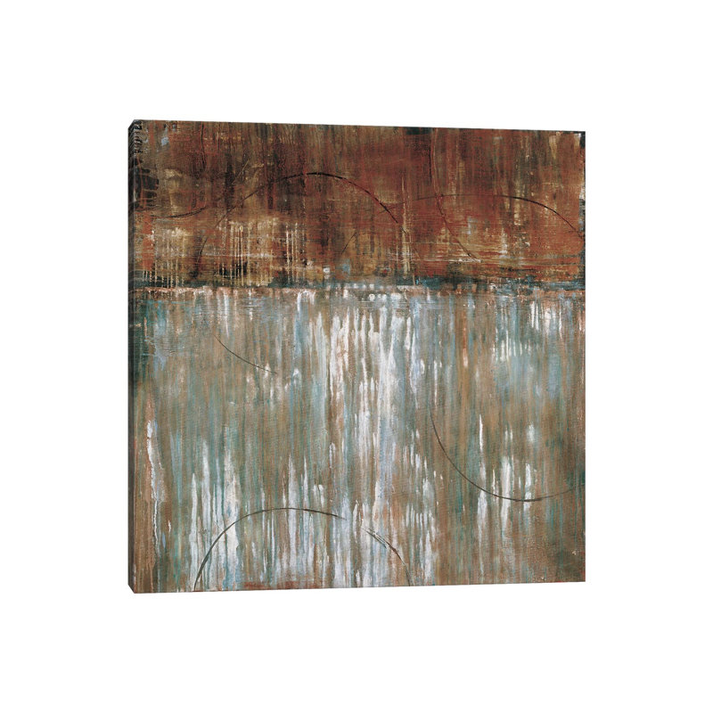 Steel Arcs 1 Piece Wrapped Canvas Painting, 45.72 cm H x 45.72 cm W x 3.175 cm D