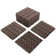 12" x 12" Composite Interlocking Deck Tile