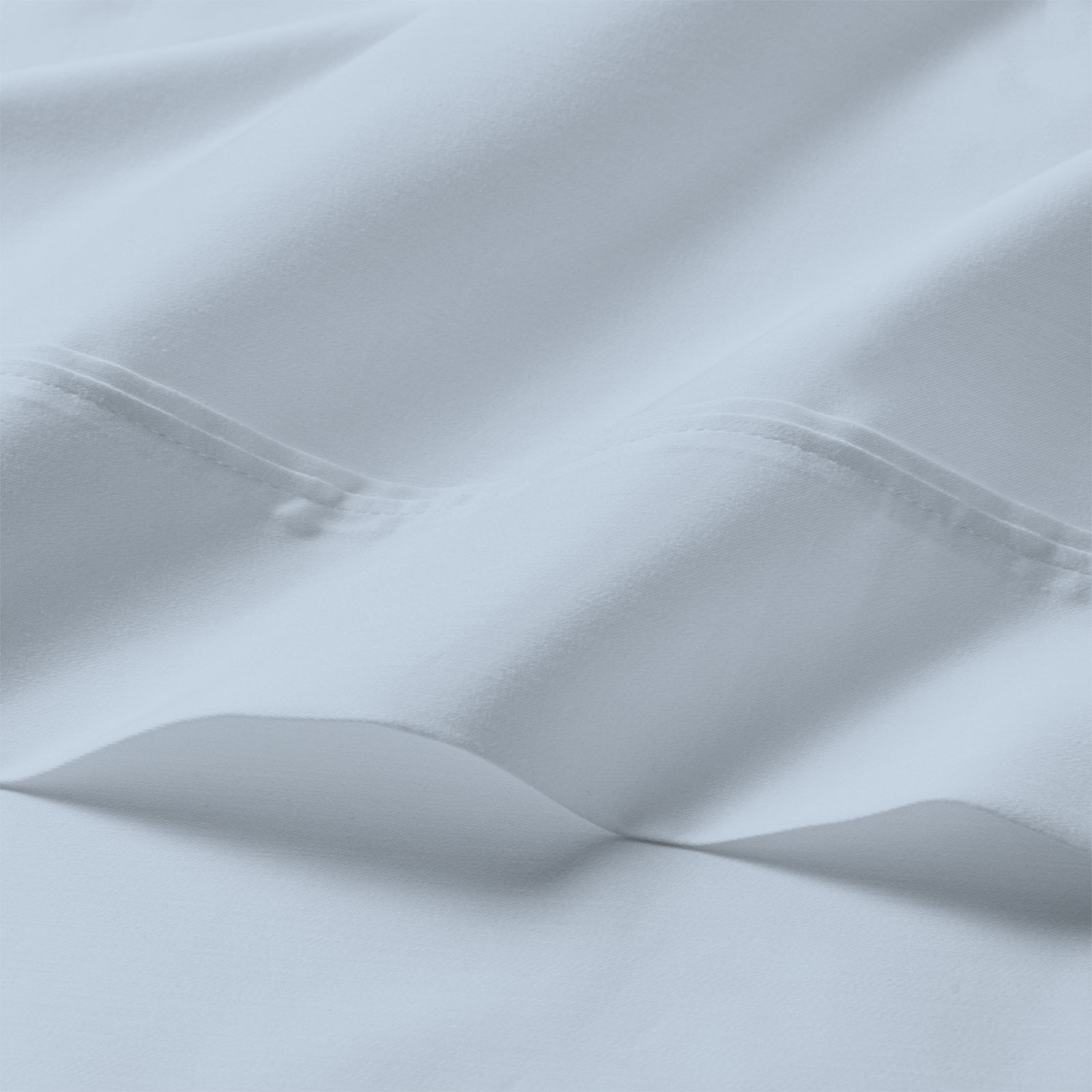 Egyptian Cotton Sheet Set, Queen Sheet Case Pack+1 Fitted Sheet+2 Pillowcase, Light Blue