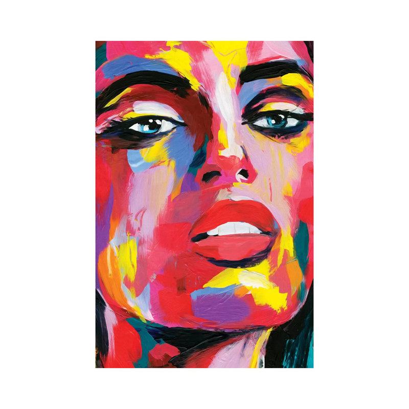 Prismatic Pout III by Annie Warren - Wrapped Canvas Print, 101.6 cm H x 66.04 cm W x 3.175 cm D