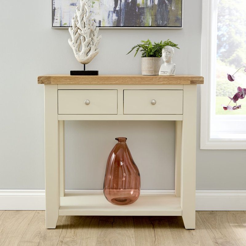 Cooksey 85cm Console Table, White