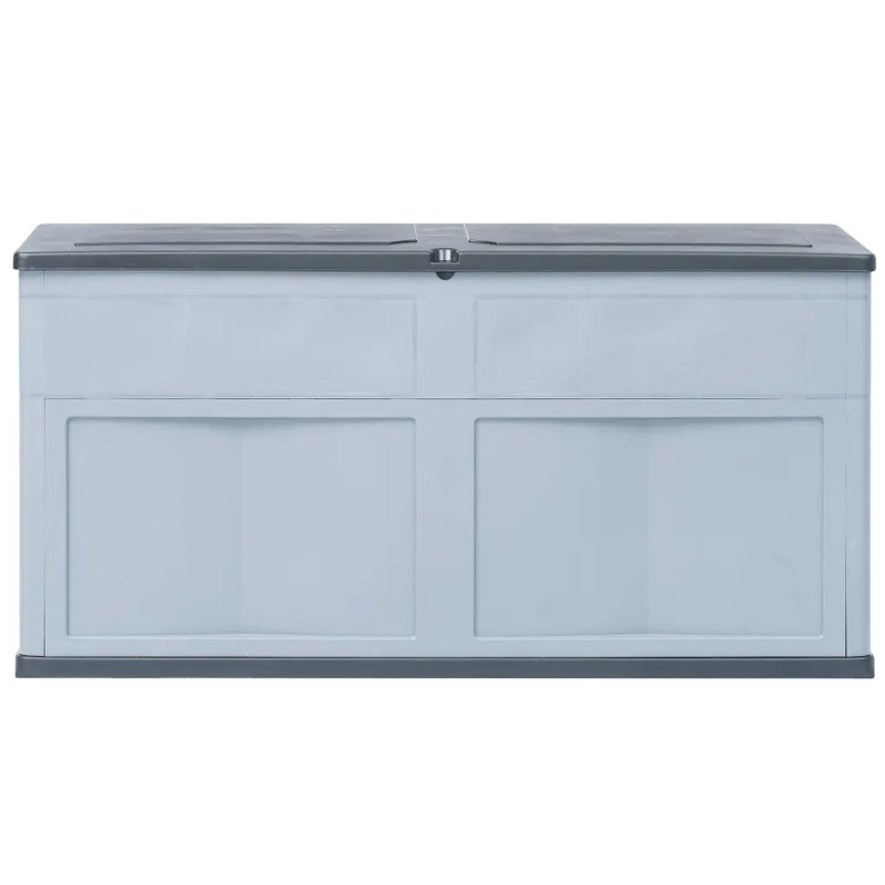 WFX Utility 119 cm W 320 L Water Resistant Lockable Deck Box, Grey/Black