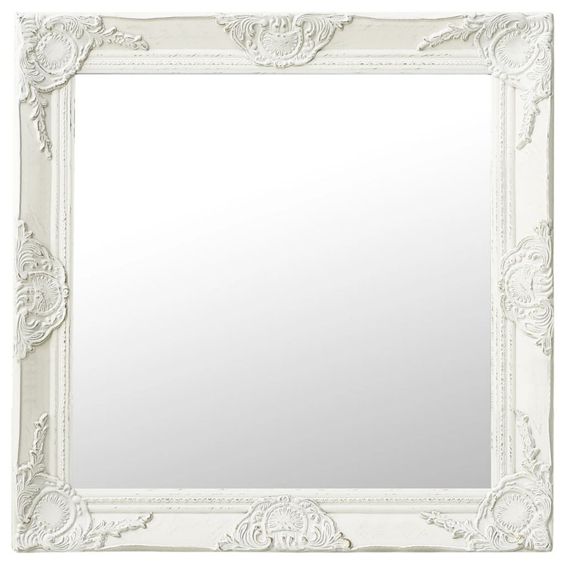 Miroir de salle de bain Uriel, Blanc