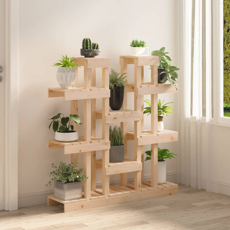 Trevett Wood Plant Stand, Natural