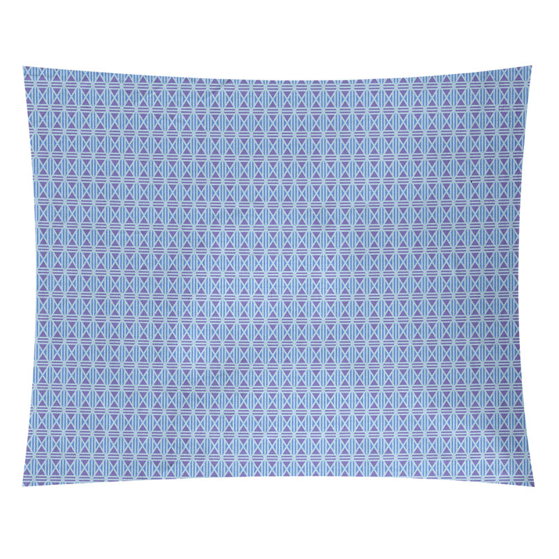 Tapisserie «Avicia Lined Diamonds» par Katelyn Elizabeth, H 27,5 po x l 37,5 po, Intérieur / extérieur