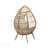 SERINA TEARDROP CHAIR, Elegant Woven Wicker Design For Maximum Comfort And Modern Aesthetic