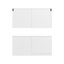 Grande armoire de rangement avec 3 tiroirs et tablettes réglables - Organisateur polyvalent blanc moderne pour le garage, le garde-manger et la maison