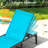 Outdoor chaise longue, foldable, assembly-free, with 5-position adjustable backrest-152389516