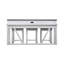 Ensemble de console de bar et tabouret avec station de charge Maddison
