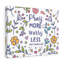 Pray More Worry Less Flowers Matthew 6:34 - Wrapped Canvas Print-2137666870