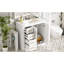 Meuble-lavabo de 36 po, structure en bois massif, lavabo en céramique, 3 tiroirs, charnières, rangement spacieux, motif de rainure unique, poignée en métal exquis, style rétro, conception moderne, glissière de tiroir lisse, pour 36 po,-1268488805