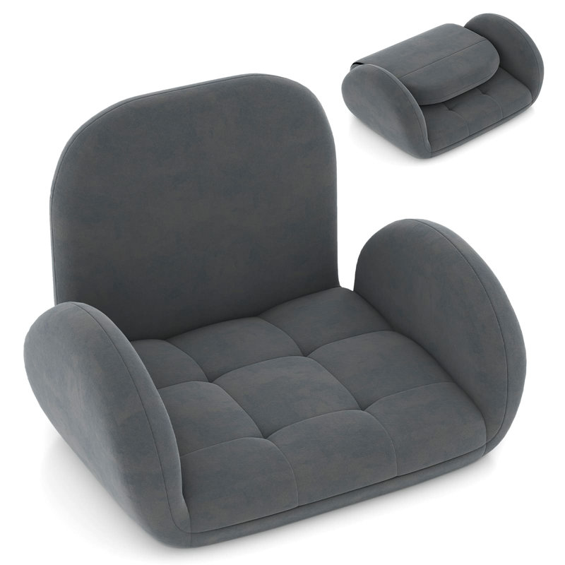 Upholstered Accent Chair, Grey