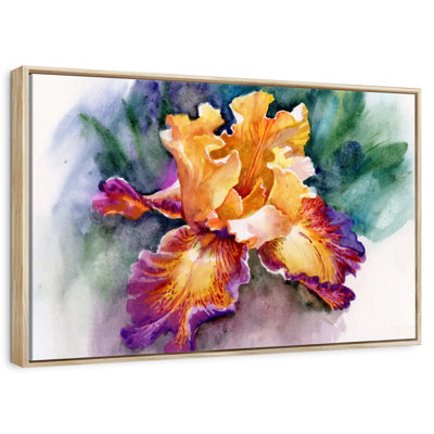Fleur d'iris jaune