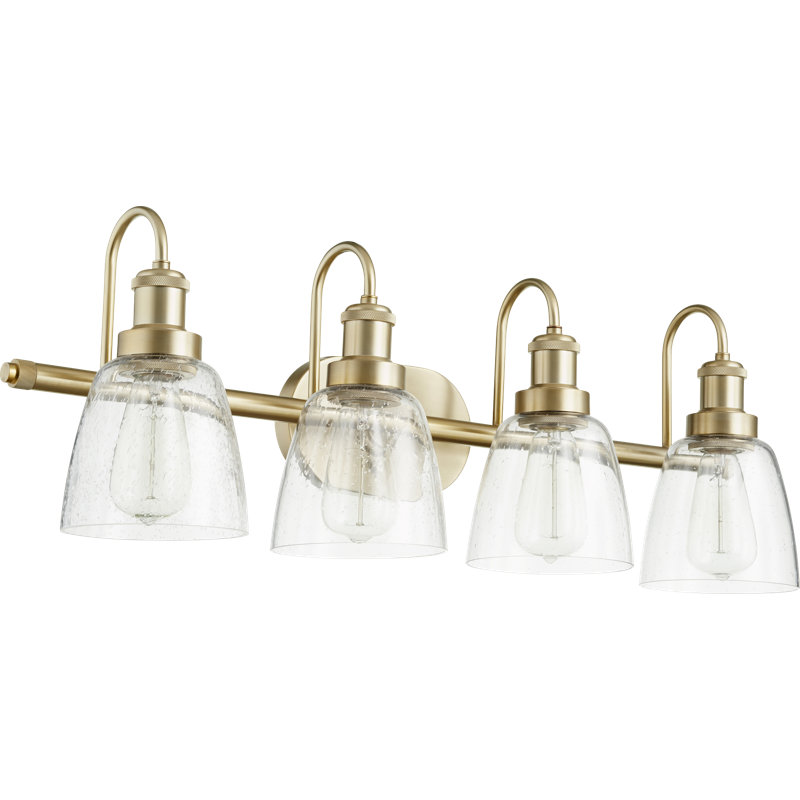 Disanto 4 - Light Dimmable Vanity Light, Aged Brass