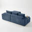 Canapé d'angle en forme de L Cloud Couch avec assise profonde et confort moelleux, aucun assemblage requis-195339579