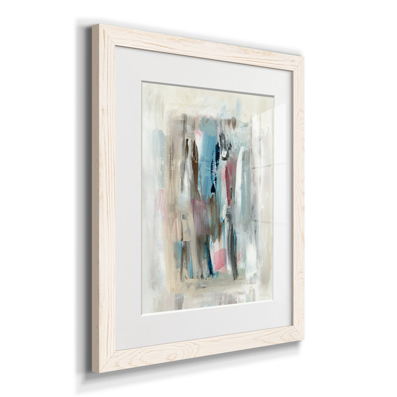 Été délavé - reproduction d'art, Papier encadré blanc, H 24 po x l 18 po x P 1,5 po, Blanc