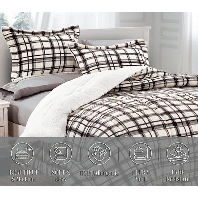 Rafelita Plaid Comforter