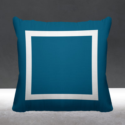 Luella Geometric Outdoor Reversible Throw Pillow