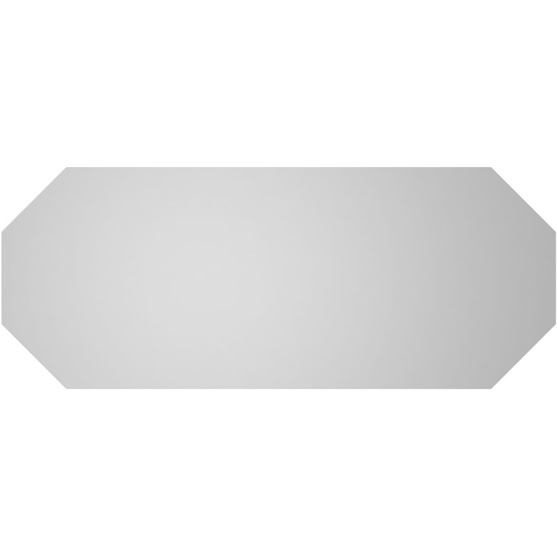 Évent horizontal gondole allongé en surface octogonal Signature, H 12 po x l 30 po x P 1,5 po