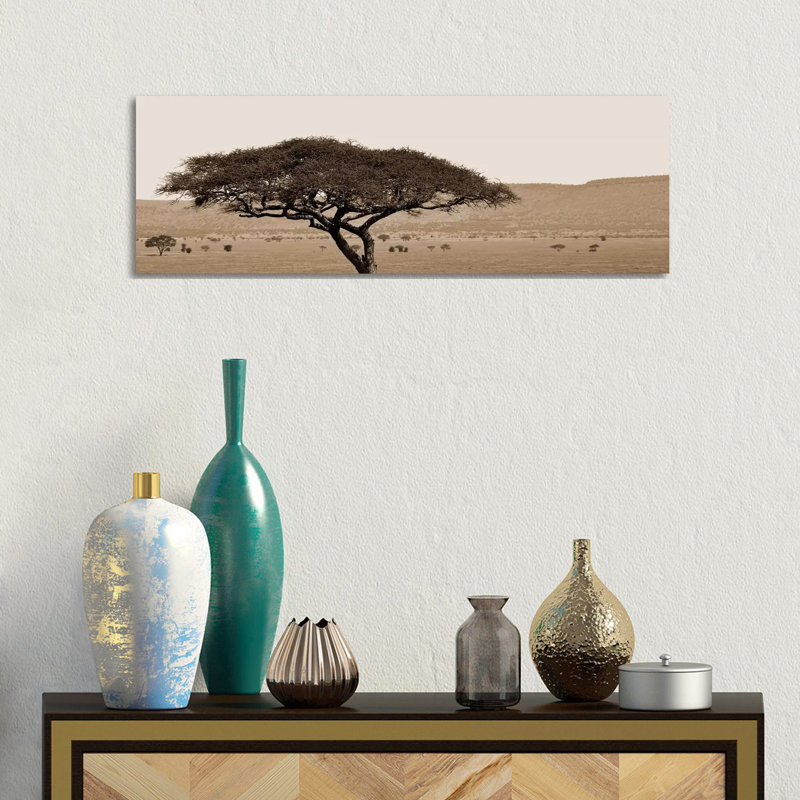 Serengeti Horizons I by Boyce Watt - Wrapped Canvas Panoramic Print, 30.48 cm H x 91.44 cm W x 1.91 cm D