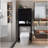 Toilet storage rack, independent bathroom, laundry room, space saving,Black