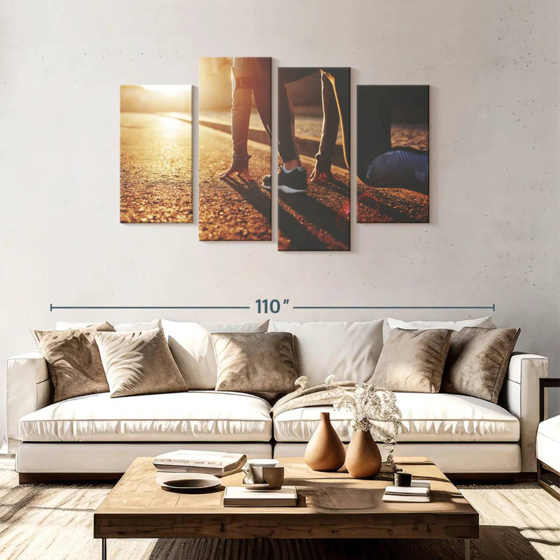 Sireci Athletic Runner, 48" H x 75" W