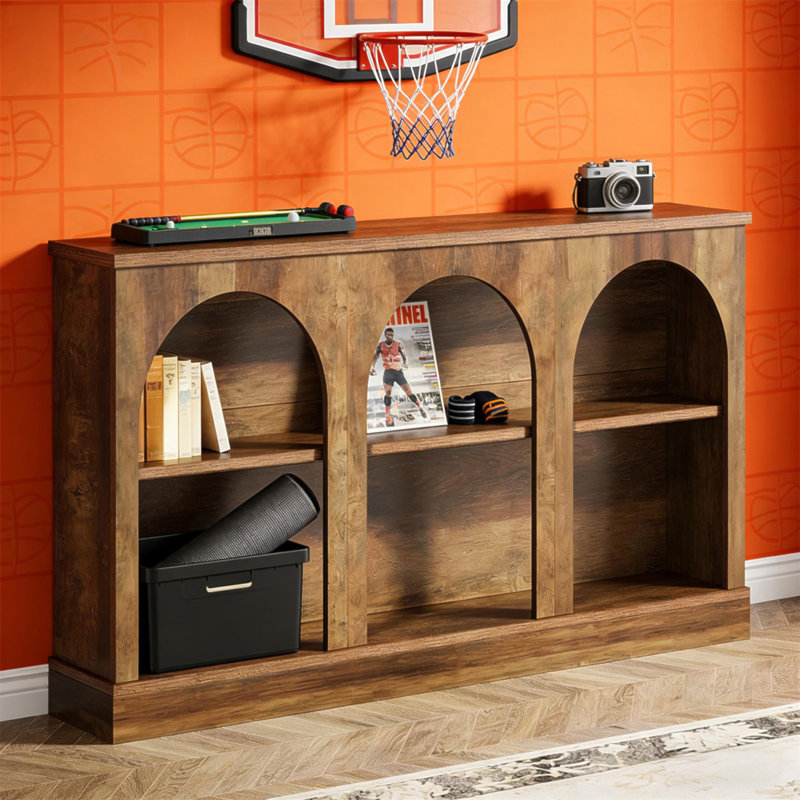 Rustic Side Table,Practical Entryway Table,Console Table, Brown