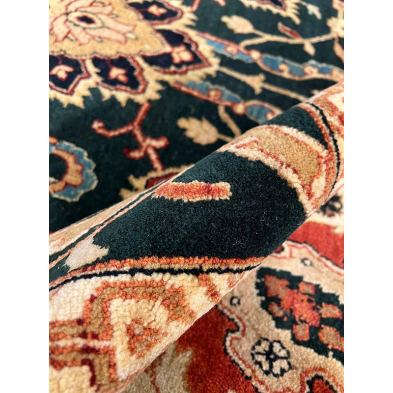 Oriental Area Rug in Green