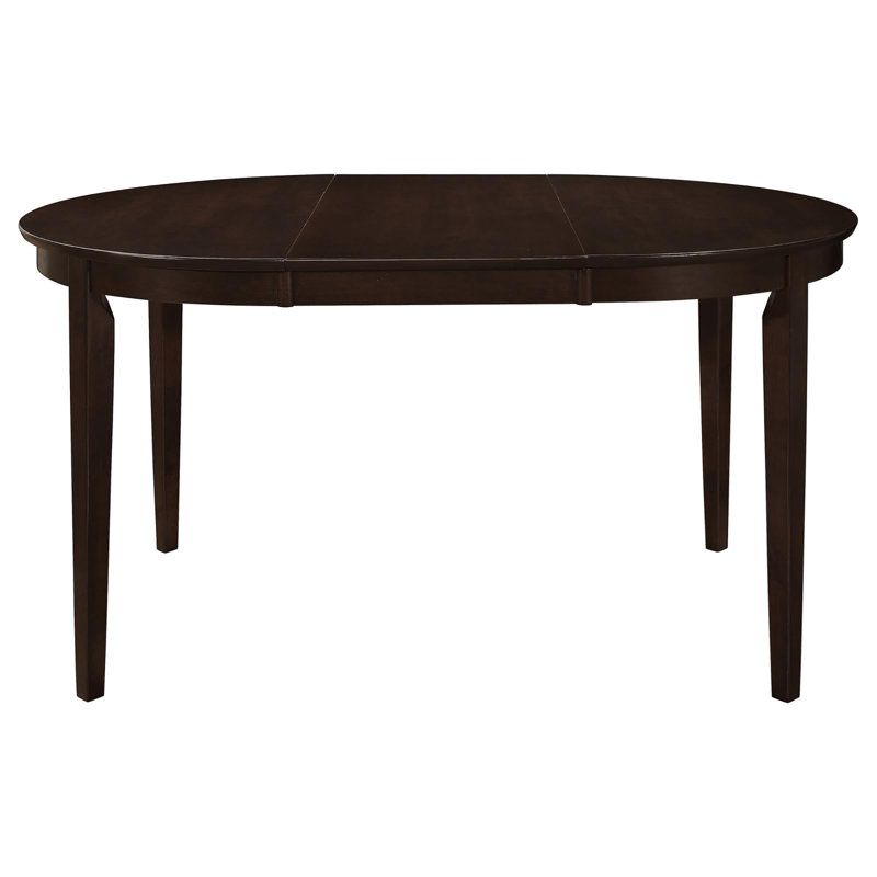 Oval Dining Table with Leaf Extension