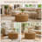 30'' Coffee Table with Natural Material
