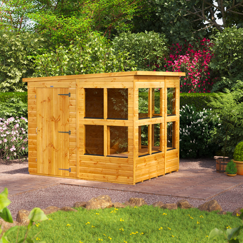Powersheds 6 x 8ft Timber Tongue & Groove Pent Potting Shed