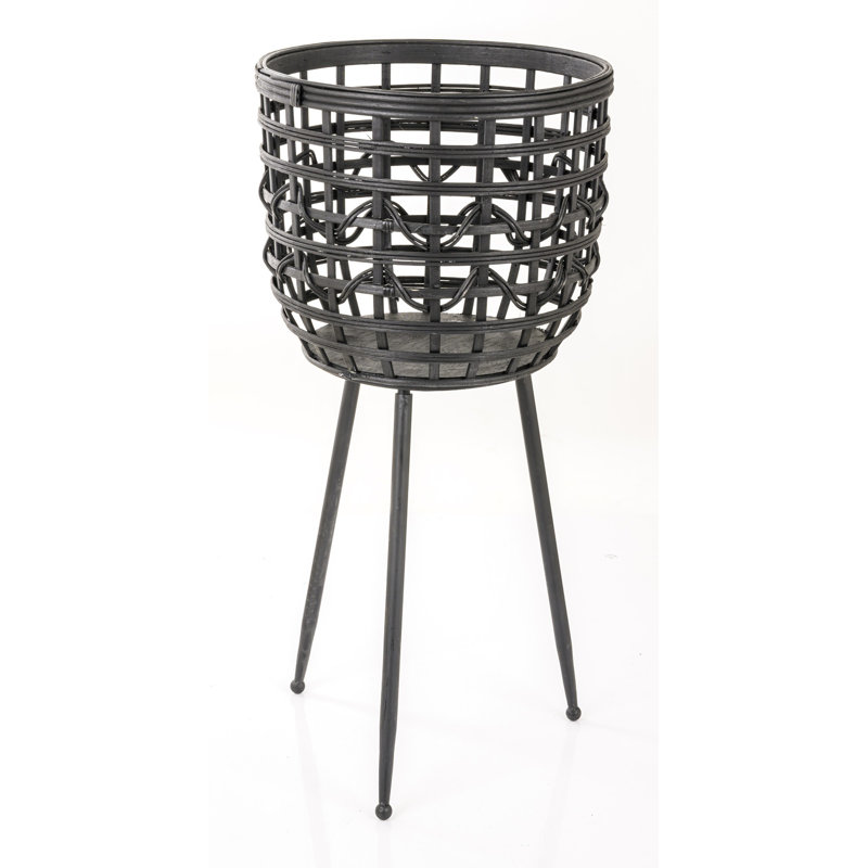 Biermann Metal Pot Planter, 68cm H x 32cm W x 32cm D