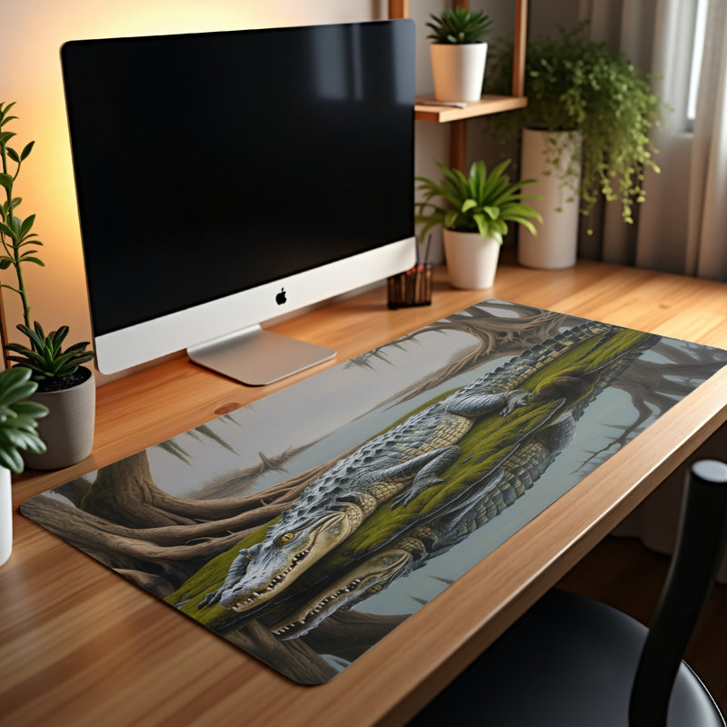 Polyester Desk Pad, 14.4x12.1
