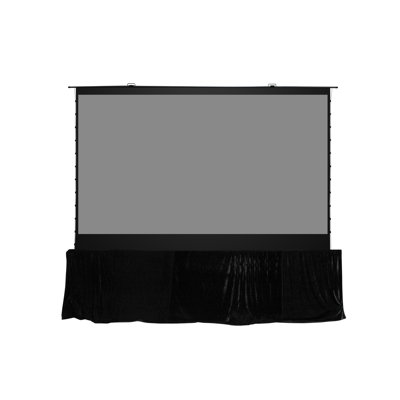 QuickStand Gray 145" diag. 16:9 Portable Floor Rising Projector Screen