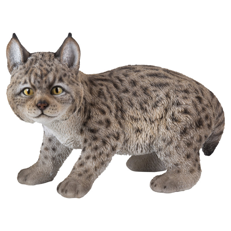 Statue de lynx chaton