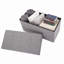 Ensemble de deux repose-pieds de 30 pouces Ebern Designs, gris