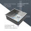 Premium Undermount Stainless Steel Kitchen Sink For Durable And Hygienic Use