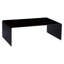 Table basse 24 "en verre noir