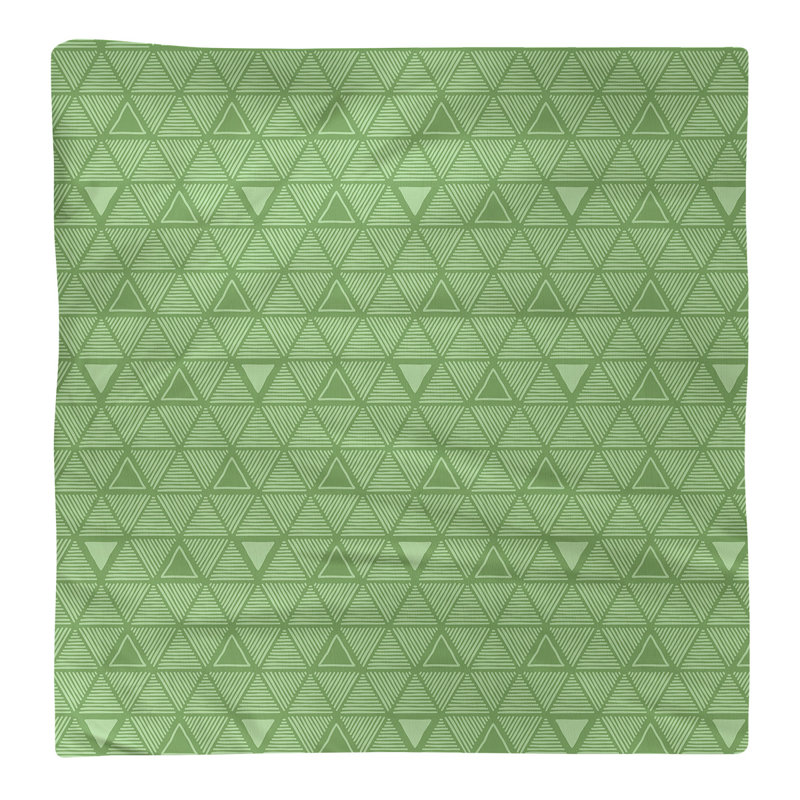 Jordao Cotton Abstract Square Napkin, 0.1" H x 22" W x 22" D, Lime