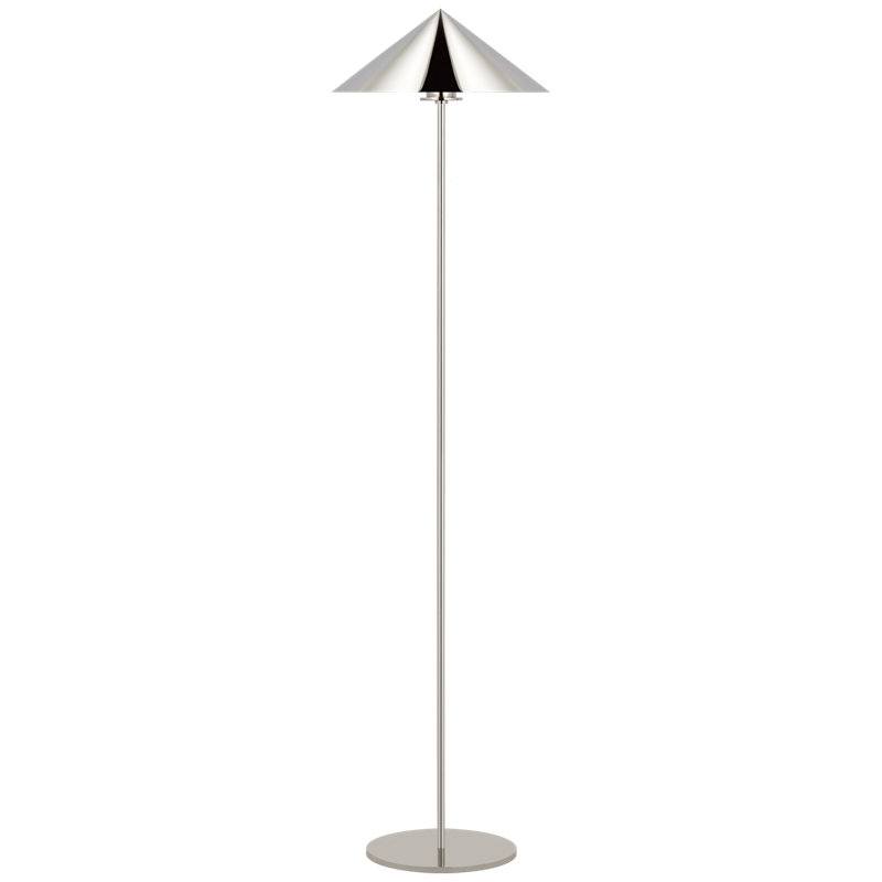 Orsay Floor Lamp, Polished Nickel