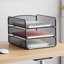 Rangement de bureau à trois plateaux Onyx-36586501
