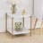 Senoia Sled End Table Built-In Outlets
