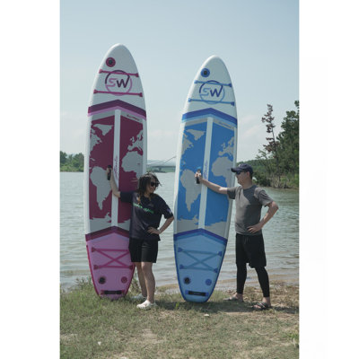 Inflatable Stand Up Paddle Board 11'X34"X6" With Accessories