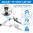 Mount-It Full Motion Height Adjustable Desk Table Mount Stand w/ Vented Laptop, Mouse Pad & Holder