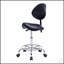 Fauteuil ergonomique avec dossier, pivotant, réglage hydraulique de la hauteur et roulettes