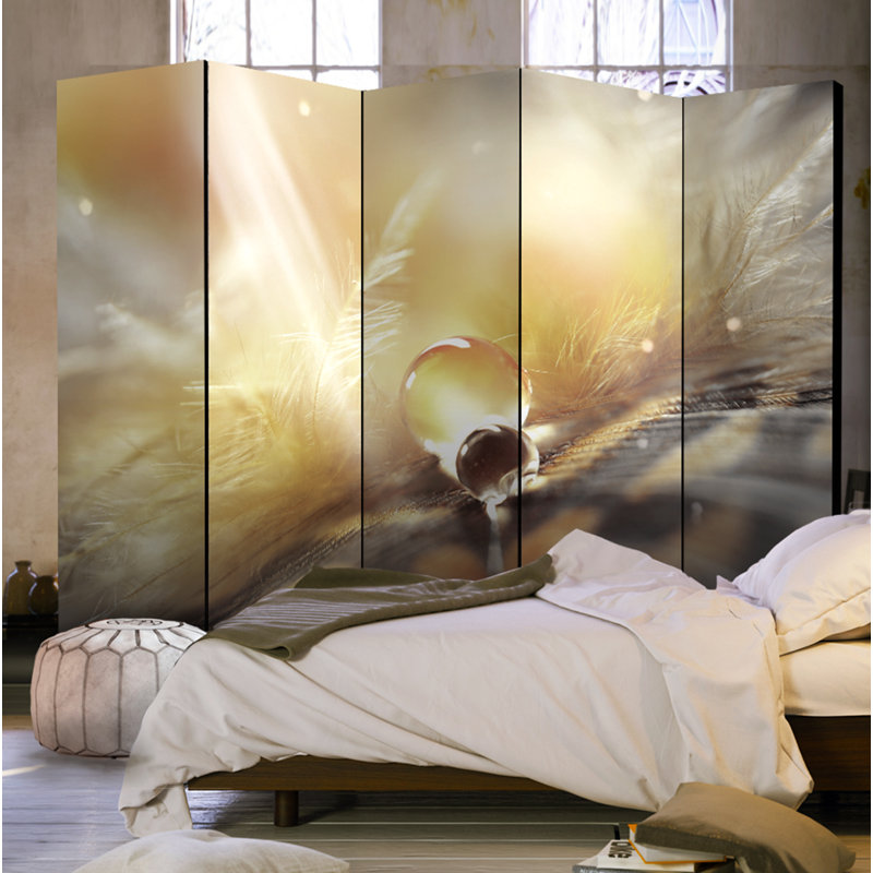 Ong Solid Wood Folding Room Divider, 5