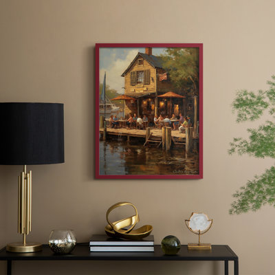 NAUTICAL Series DCX III, reproduction encadrée - bois massif