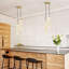 Luminaires modernes Alison en pierre de albâtre naturel pour îlot de cuisine-304347257-486968117
