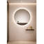 Round Copper-free Silver Glass Led Mirror