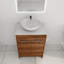 Meuble-lavabo simple 24 po avec comptoir en céramique